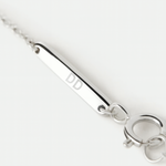 Branded clasp for Danibydsgn custom necklaces in 925 Sterling Silver.