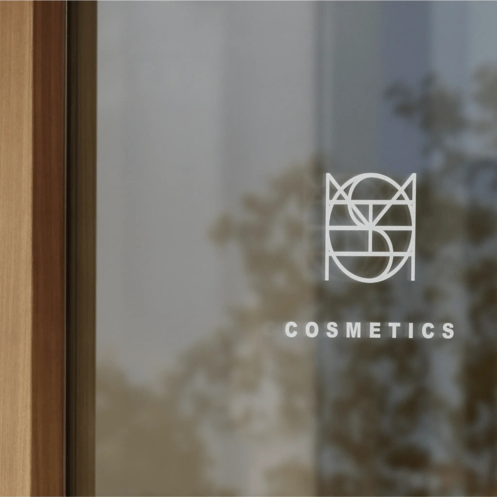 Cosmetics storefront business logo design and branding kit by Danibydsgn, showcasing creative logo and branding elements.